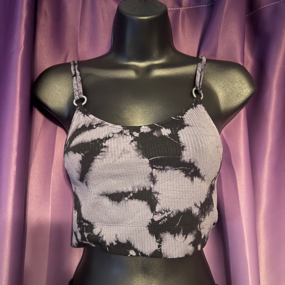 Bombshell Sportswear Tie Dye Crop - Gently Used L/XL